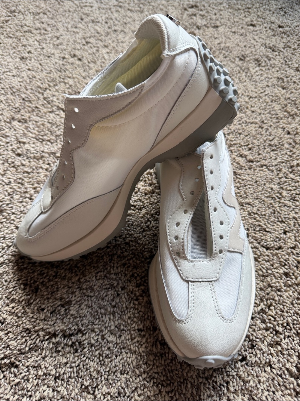 NWOT Steve Madden Women’s Campo White Sneakers - 8.5